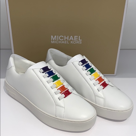 michael kors cameron leather sneaker